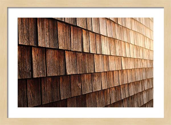 Split Cedar Shingle Wall