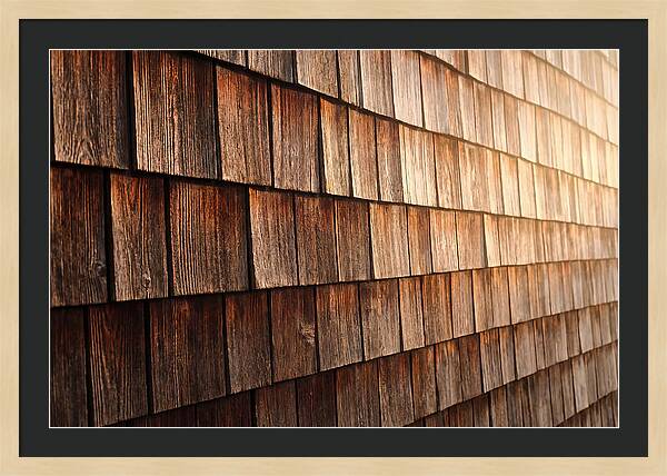 Split Cedar Shingle Wall
