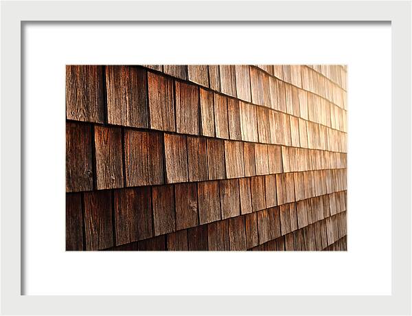 Split Cedar Shingle Wall
