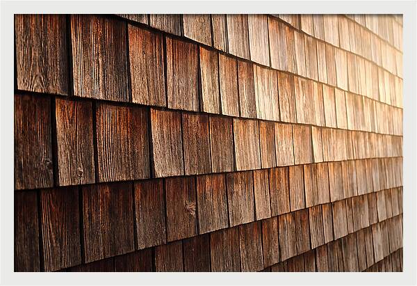 Split Cedar Shingle Wall