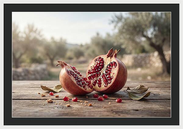 Split Open Pomegranate Delight