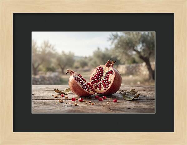 Split Open Pomegranate Delight