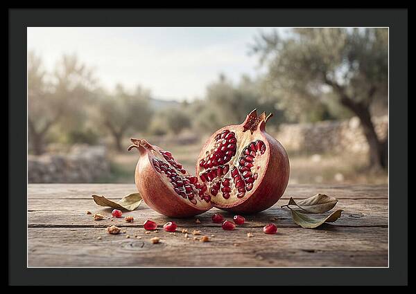 Split Open Pomegranate Delight