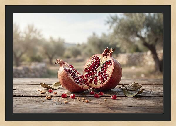 Split Open Pomegranate Delight