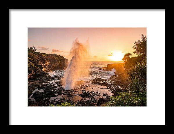 Spouting Horn Sunset Splendor