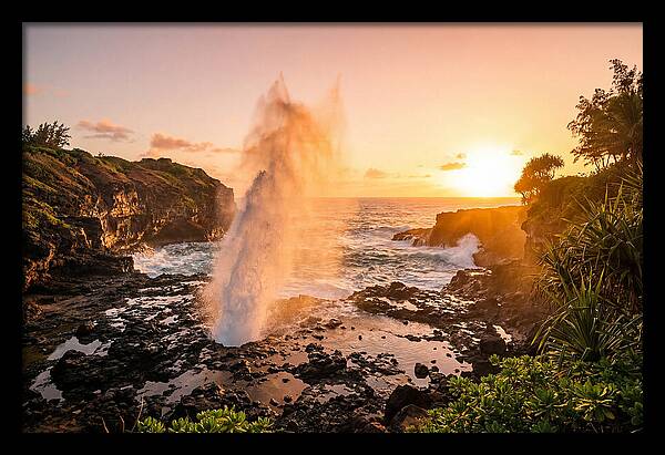 Spouting Horn Sunset Splendor