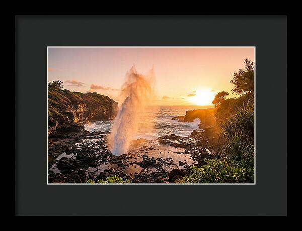 Spouting Horn Sunset Splendor