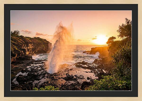 Spouting Horn Sunset Splendor