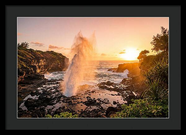 Spouting Horn Sunset Splendor