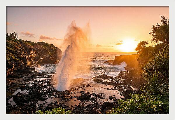 Spouting Horn Sunset Splendor