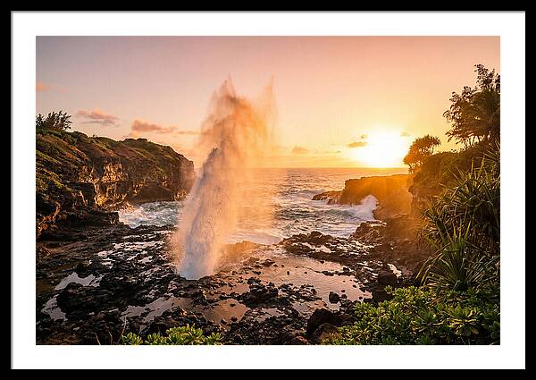 Spouting Horn Sunset Splendor