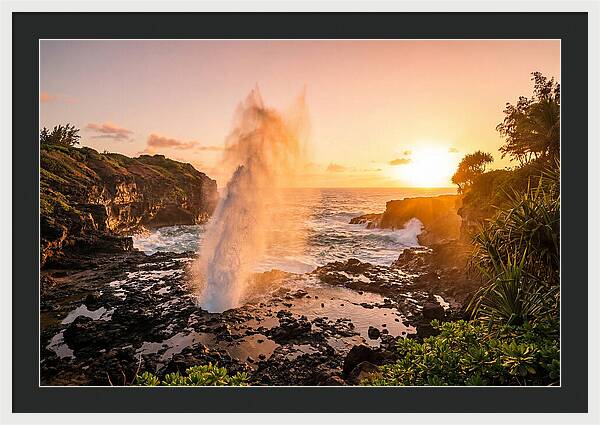 Spouting Horn Sunset Splendor