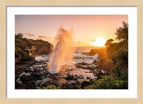 Spouting Horn Sunset Splendor