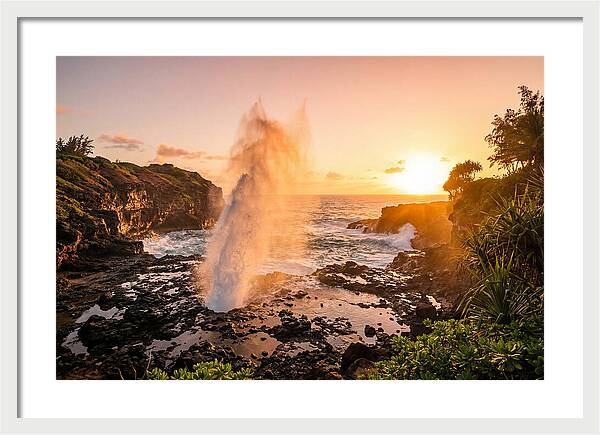 Spouting Horn Sunset Splendor