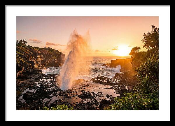Spouting Horn Sunset Splendor