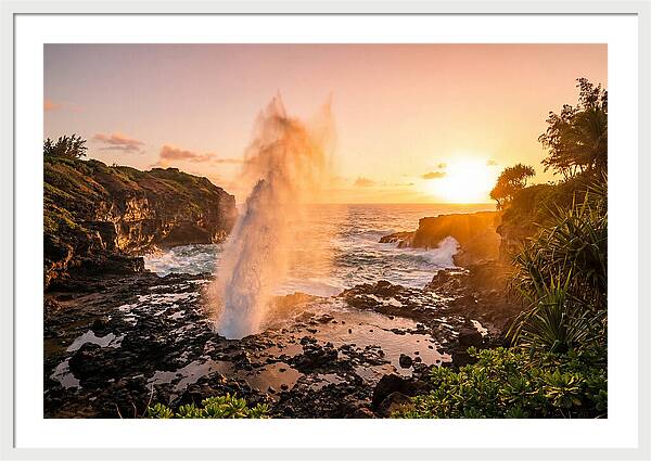 Spouting Horn Sunset Splendor