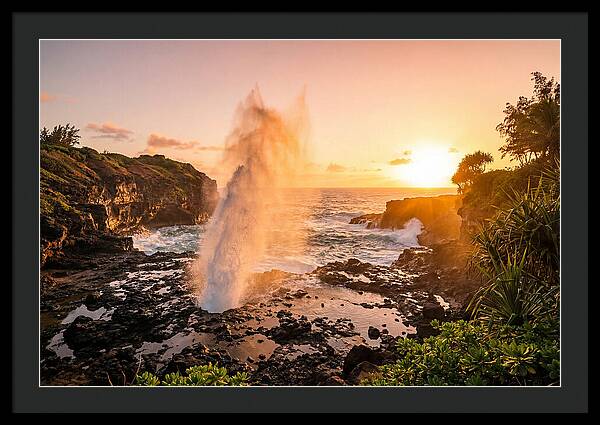 Spouting Horn Sunset Splendor