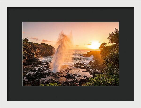 Spouting Horn Sunset Splendor
