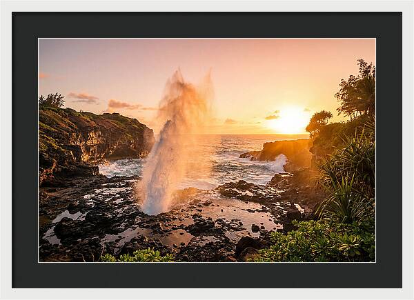 Spouting Horn Sunset Splendor