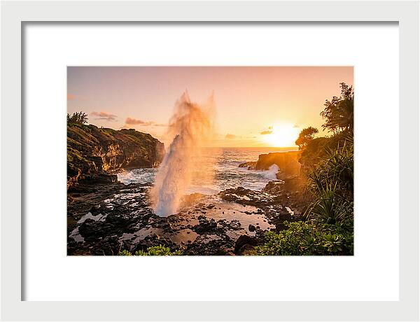 Spouting Horn Sunset Splendor