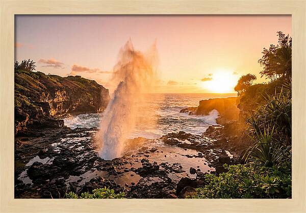 Spouting Horn Sunset Splendor