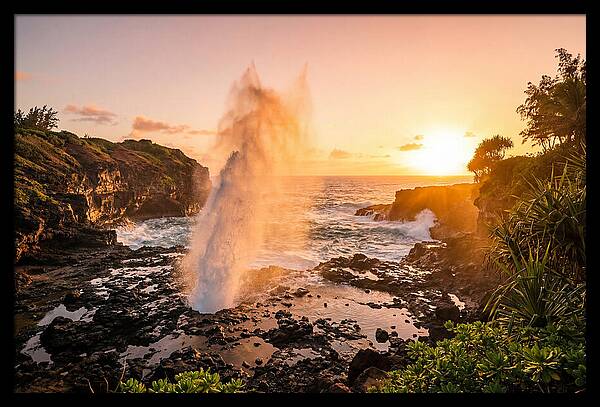Spouting Horn Sunset Splendor