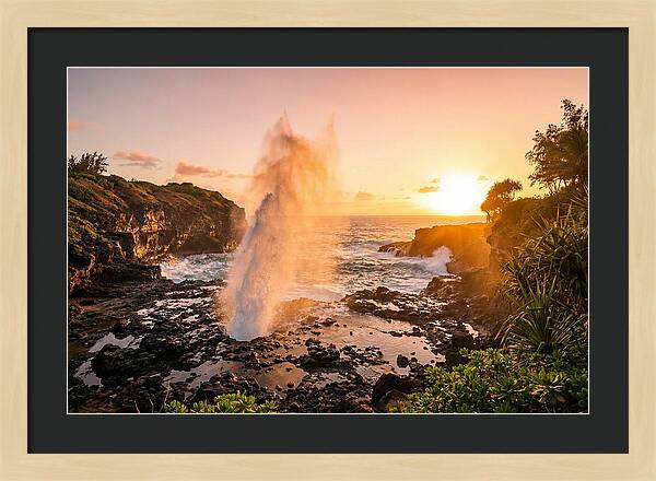Spouting Horn Sunset Splendor