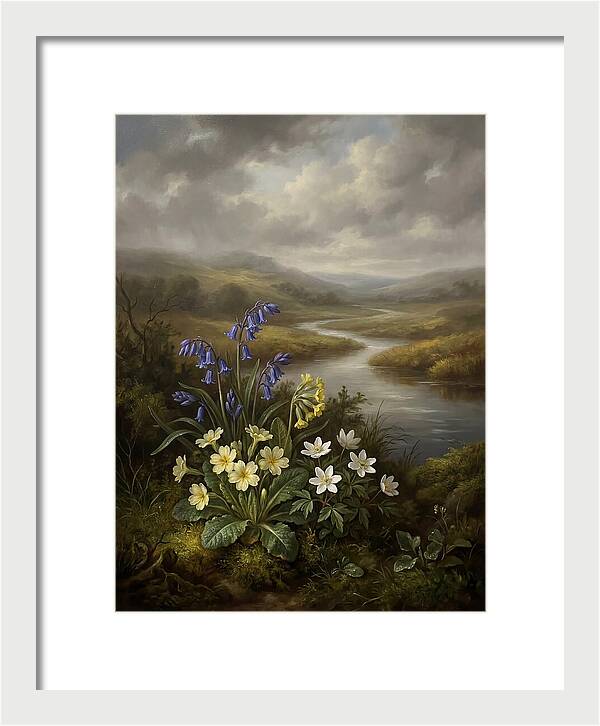 Spring Blooms By The River