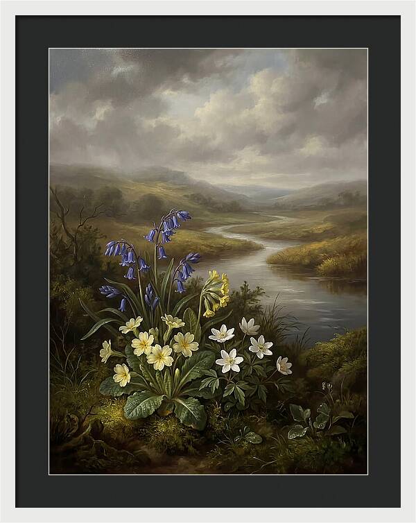 Spring Blooms By The River