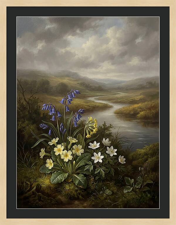 Spring Blooms By The River