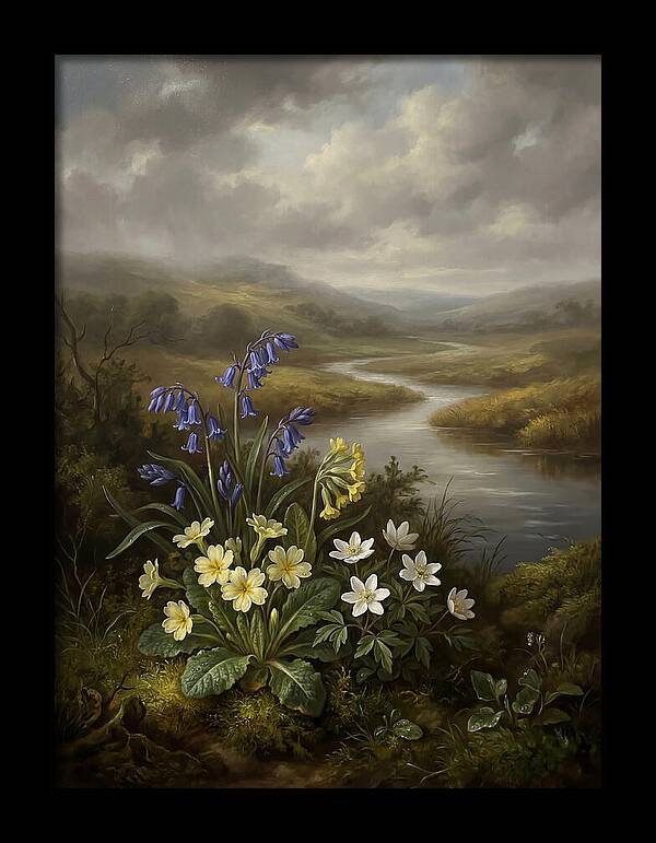 Spring Blooms By The River