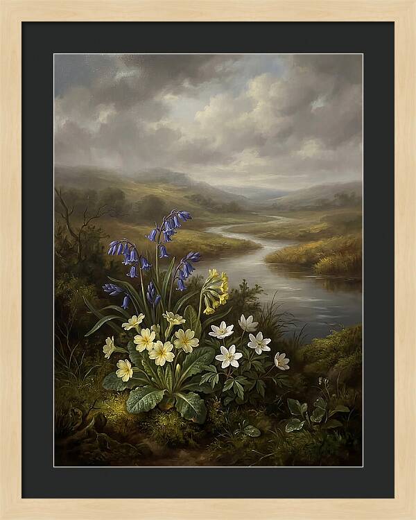 Spring Blooms By The River