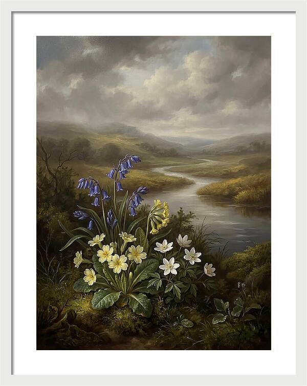 Spring Blooms By The River