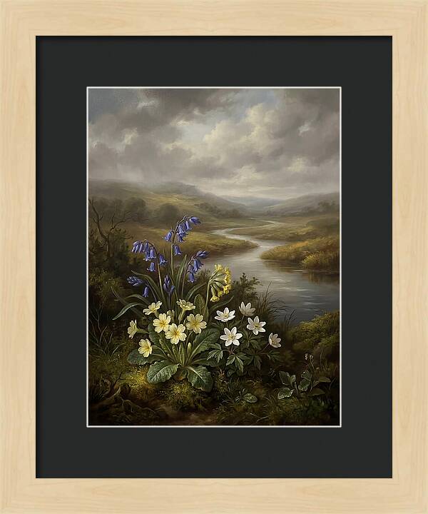Spring Blooms By The River
