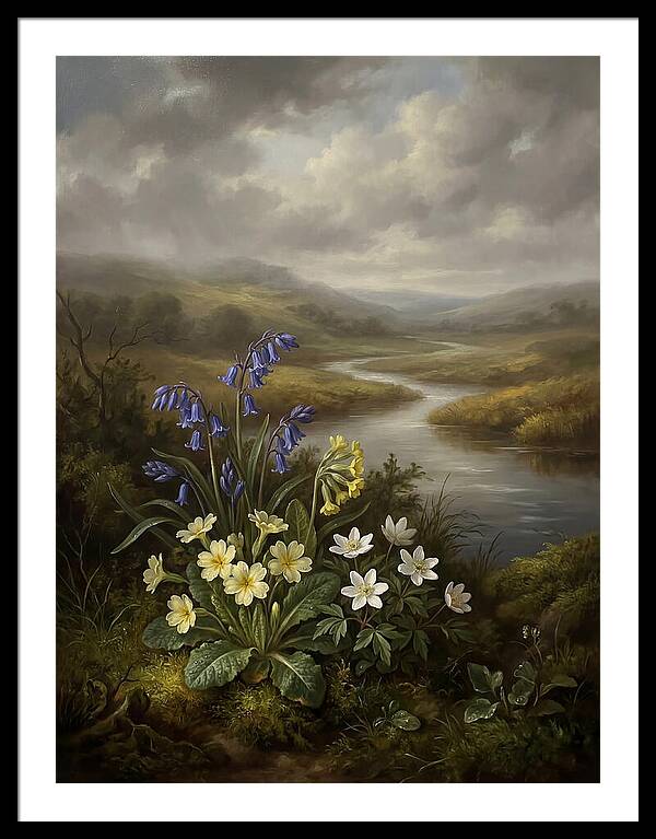 Spring Blooms By The River