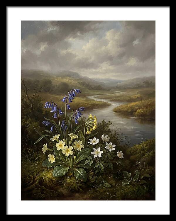 Spring Blooms By The River