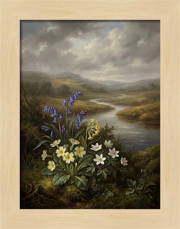 Spring Blooms By The River