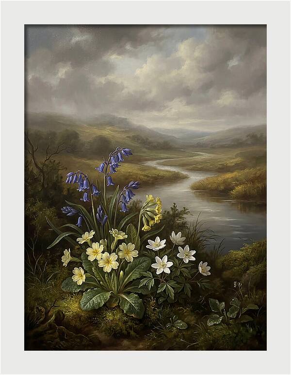 Spring Blooms By The River