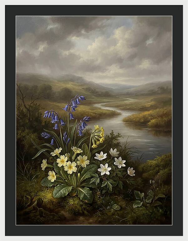 Spring Blooms By The River