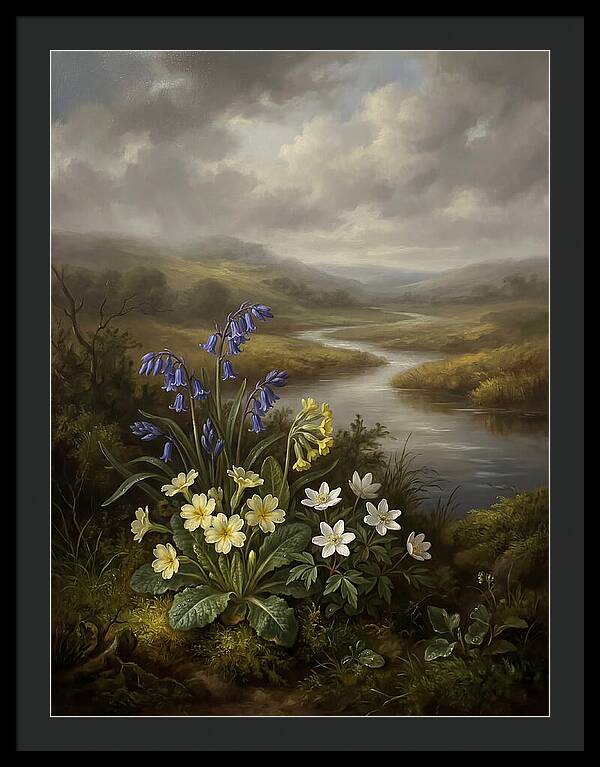 Spring Blooms By The River