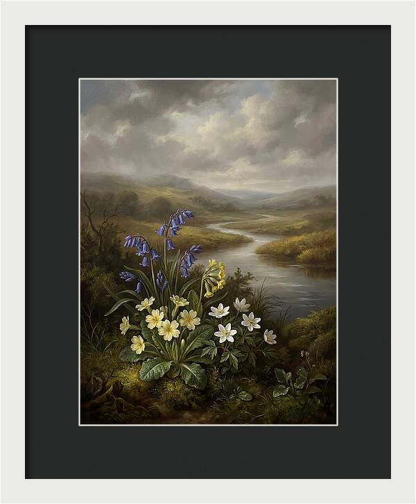Spring Blooms By The River
