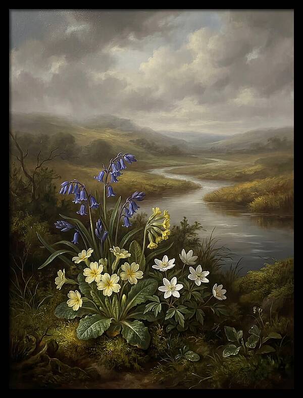 Spring Blooms By The River