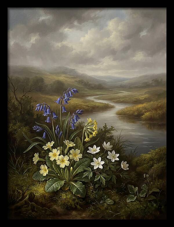 Spring Blooms By The River