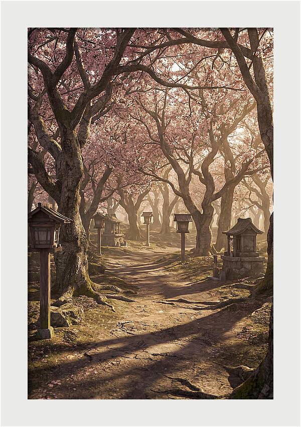 Spring Blossom Festival Pathway