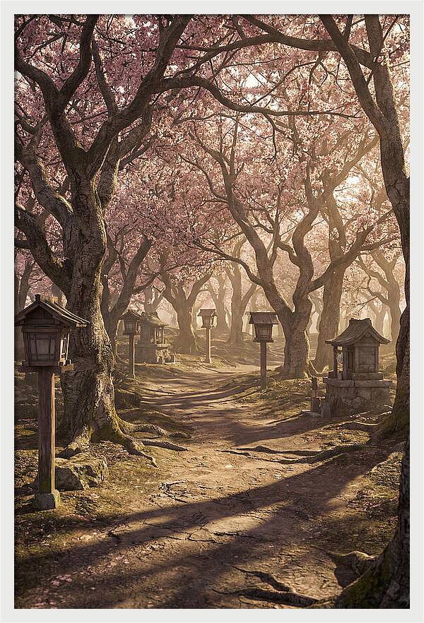 Spring Blossom Festival Pathway