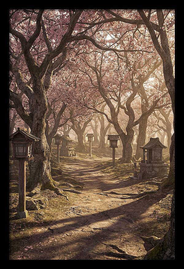Spring Blossom Festival Pathway