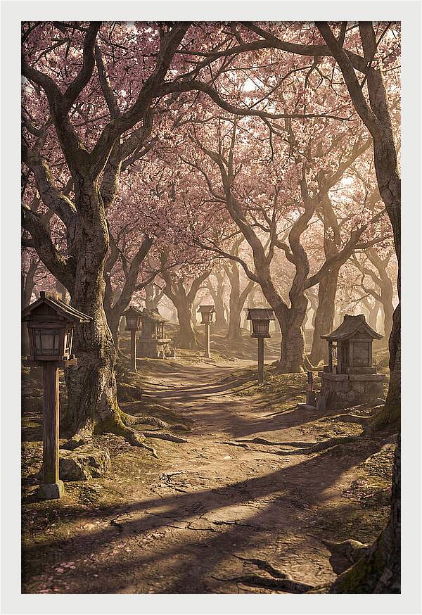 Spring Blossom Festival Pathway