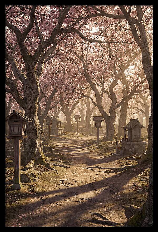 Spring Blossom Festival Pathway