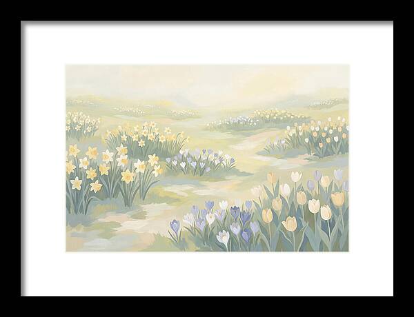 Spring Bulb Lawn With Naturalized Daffodils