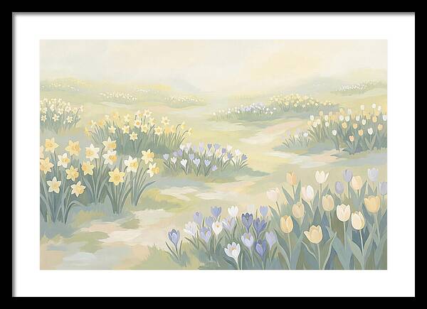Spring Bulb Lawn With Naturalized Daffodils